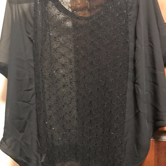 Sexy Sheer Sequin Blouse - Picture 2 of 5